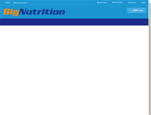 Tablet Screenshot of bignutrition.com